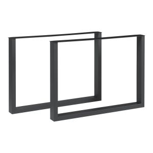 Pés de mesa - helloshop26 - lote de 2 - aço lacado - 72 x 100 cm - design m