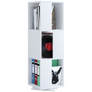 Estantería y librería de oficina stifta blanco al. 109 x an. 34 x p. 34 cm
