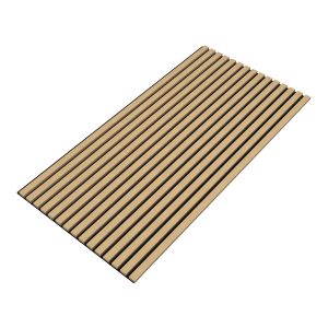 Set 8 painéis acústicos 3d vang mdf 120x60x2 cm (5,76 m²) - carvalho claro