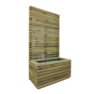 Fioriera con pannello 150 cm mavira vidahuerto 120x60x60 cm
