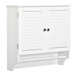Armário casa de banho de parede 60x23x60 cm mdf color blanco kleankin