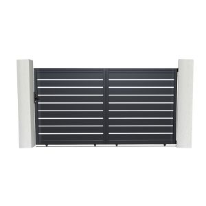 Pacote de portão de correr vogel 3m h.180cm + portão de jardim 1m h.180cm