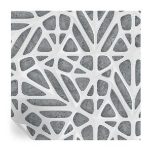 Papel de parede adesivo rede geométrica 250x250 tulup
