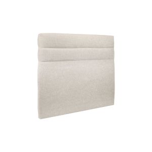 Cabeceira 140 cm lignes - tecido tela fosca beige clair - bege claro