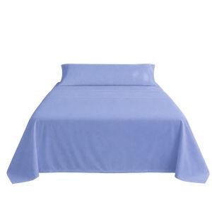 Jogo de lençóis azul cama de 180cm 144 fios donegal collections