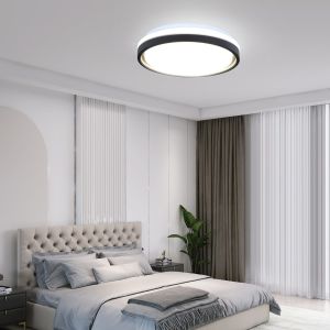Nettlife candeeiros de teto LED preto 30x30