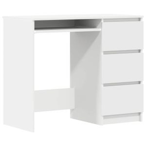 Secretária 90x45x76 cm derivados de madeira branco