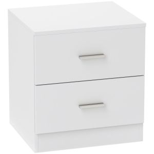 Mesa de cabeceira 45x39,5x49 cm color blanco Homcom, casa - quarto