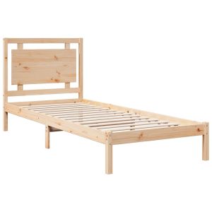 vidaXL cama extralarga sin colchón madera maciza 100x220 cm