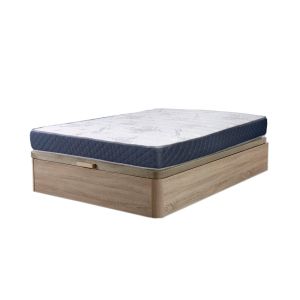 Sommier carvalho atenas 90x190cm + colchão viscoelástico 23cm