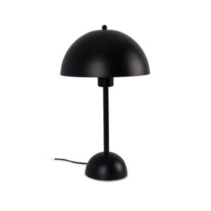 Lâmpada de mesa pequena preta, estilo flowerpot E27