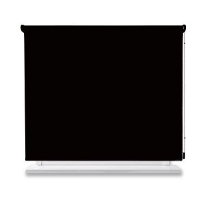 Estor estor enrollable opacoo motorizado negro 120x150cm.