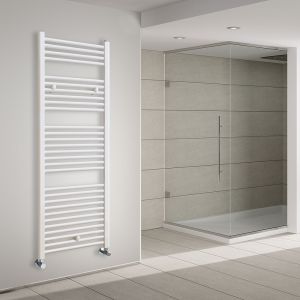 Kibath circuito aquecimento radiador aquecedor toalhas 150x50cm aço branco