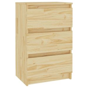 Casa lúmina - mesita de noche madera madeira  40 x 29,5 x 64 cm