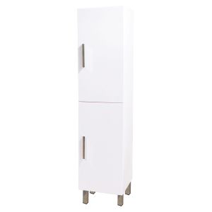 Ondee - coluna de casa de banho montecarlo - 30cm - branco -laca brilhante