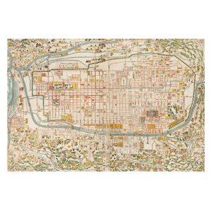 Papel de parede tnt 250x250 mapa antigo tulup