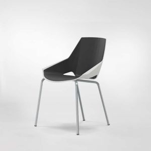 Actiu viva cadeira  ergonómica white & black