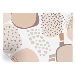 Papel de parede adesivo pontos sutis 208x146 tulup