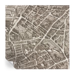 Papel de parede adesivo labirinto urbano 250x250 tulup
