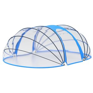 Cúpula oval para piscina 530x410x210 cm