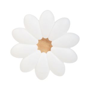 Candeeiro de teto LED flor tinau branco