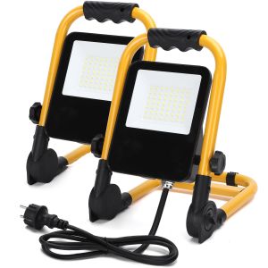 Aigostar luz de trabalho LED 30w 2700lm, luz branca 6500k, 2 peças