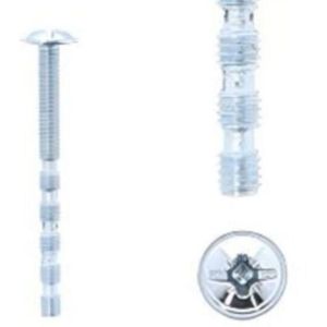 1 kit composto por 25 parafusos galvanizados m4x25 mm