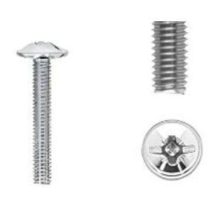 Kit contendo 25 parafusos zincados m4x25 mm