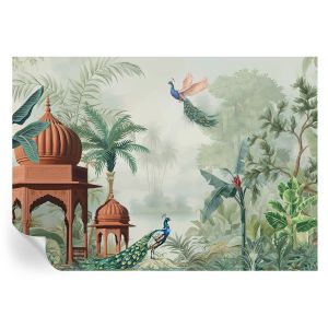 Papel parede adesivo jardins do pavão 208x146 tulup