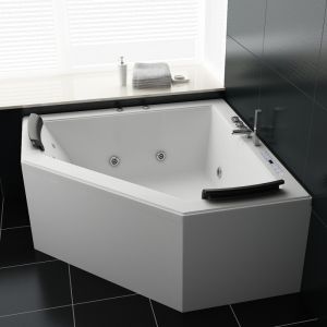 Ecode® banheira de hidromassagem "miami" 150x150x68cm eco-8534
