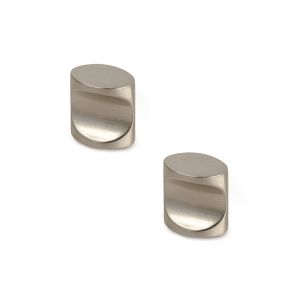 Rei | 2 puxadores para móveis modelo 719 zamak níquel acetinado | diâmetro