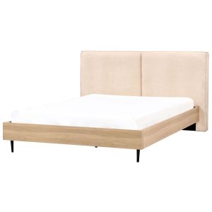 Cama bouclé izernore 180 x 200 cm creme