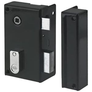 Fechadura vertical de superfície com seguidor - yale - yav36d - cáqui, 2 ch