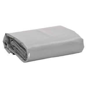 Lona cinza vidaxl 5x8 m 650 g/m²