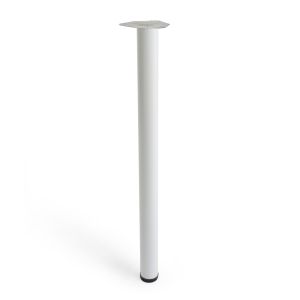 Rei | pé metálico ajustável + fixação para mesa alta de 88 cm | 128 x 128 x