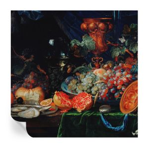 Papel de parede vinílico abundância de frutas 250x250 tulup