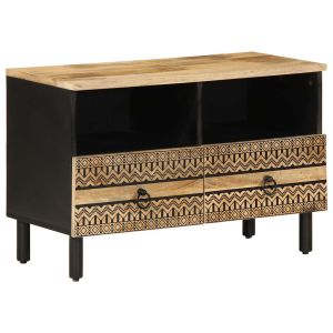Móvel para tv - helloshop26 - 70 x 33,5 x 46 cm - madeira de mangueira maci