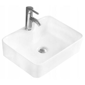 Lavatório de pousar 49x38x13 cm, branco