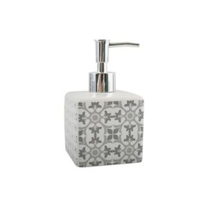 Dispenser de sabão - msv - évora - em cerâmica - 8 cm - capacidade 280ml -