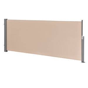 Toldo lateral contra o vento sol e a visão mulhacen cor de areia 140x300cm
