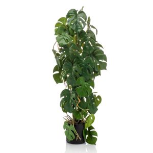 Emerald costela-de-adão artificial em vaso 75 cm
