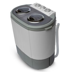 Mini máquina de lavar roupa portátil com cent briebe wm1140 branco/azul 190