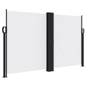 Toldo lateral retrátil 140x600 cm branco