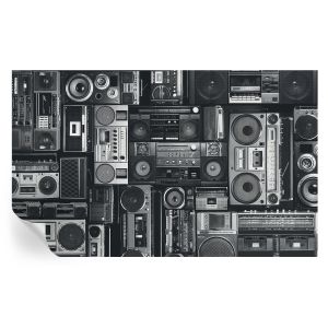 Papel de parede autocolante rádio retrô 416x254 tulup
