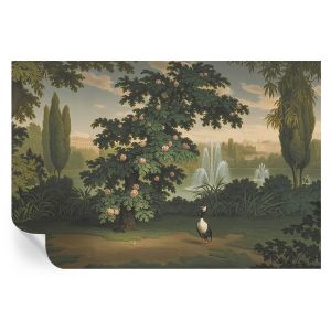 Papel parede adesivo jardim natural 104x152 tulup