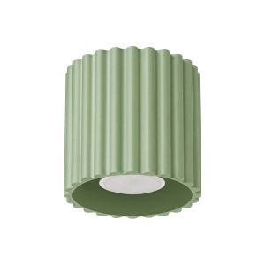 Plafons aura 1 verde-acinzentado alumínio 10x10x10cm