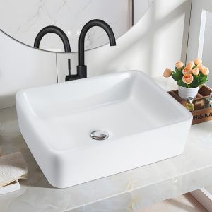 Nettlife lavatório ceramico branco 40x30