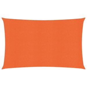 vidaXL toldo de vela naranja hdpe 160 g/m² 3,5x5 m