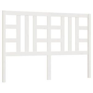 vidaXL cabecero de cama madera maciza de pino blanco 166x4x100 cm