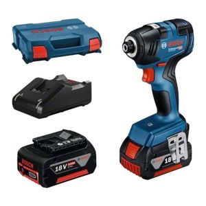 Parafuso de impacto gdr 18 v-200 c click/go - Bosch - com 2 baterias 18v 4.